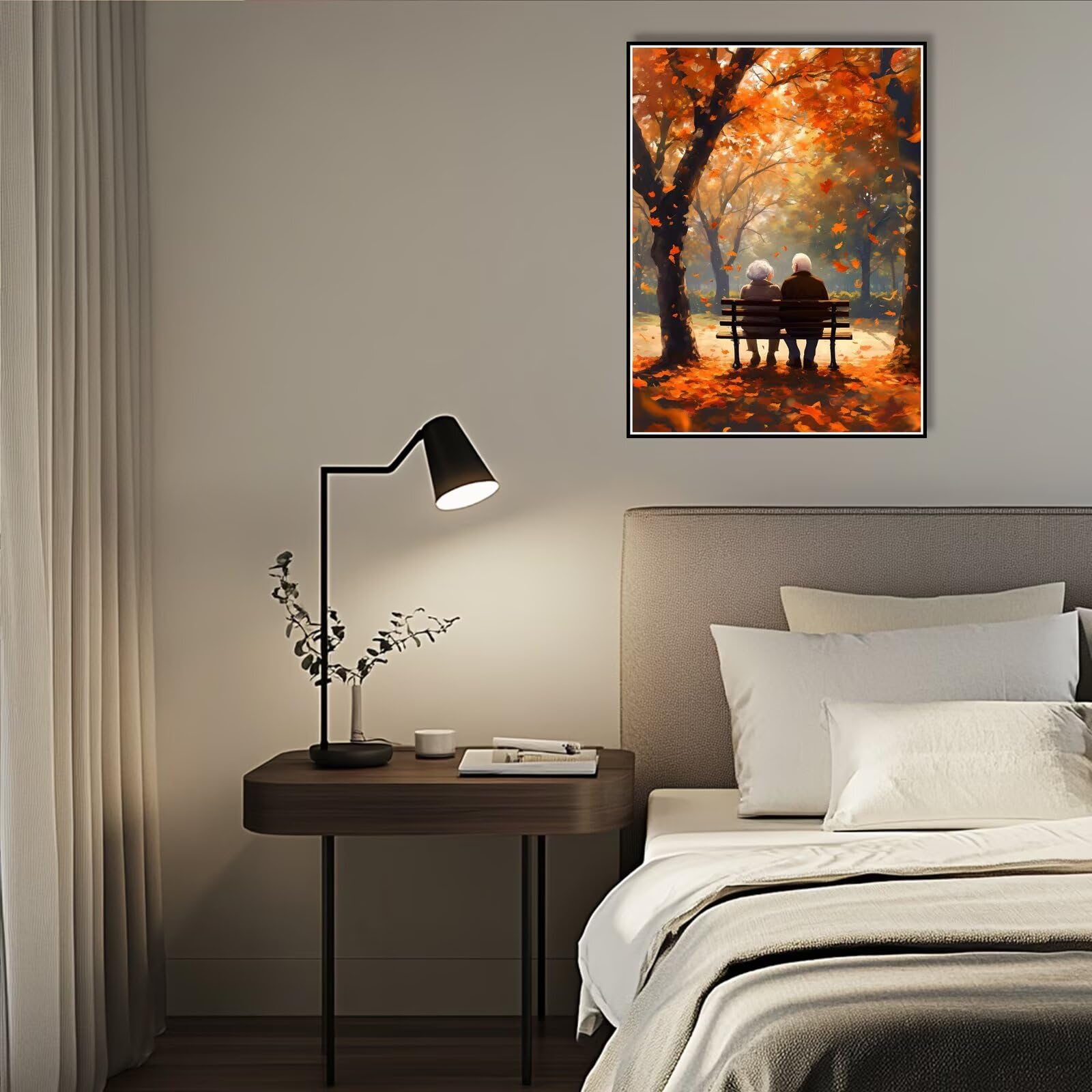 80 x 110 cm duży obraz numeryczny dla dorosłych drzewo malowanie według numerów starsze DIY zestawy na płótnie dla dzieci i dziewcząt prezent z 3 pędzlami i akrylowymi zajęciami dla kobiet kreatywny