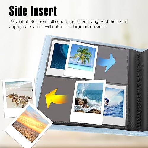 Miniatura 5 de Álbum de fotos de 288 bolsillos para cámara instantánea Fujifilm Instax Square SQ1 SQ6 SQ10 SQ20, impresora móvil Flm Instax SP-3, álbumes de