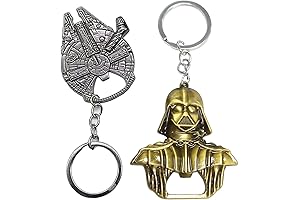 Star Wars Bottle Opener Zinc Alloy Millennium Falcon - Black Knight Darth...