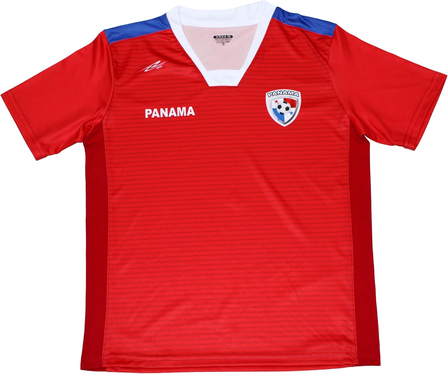 ARZA Youth Soccer Uniform Panama 100% Polyester_Kids and Boy Red Jersey and Shorts Set