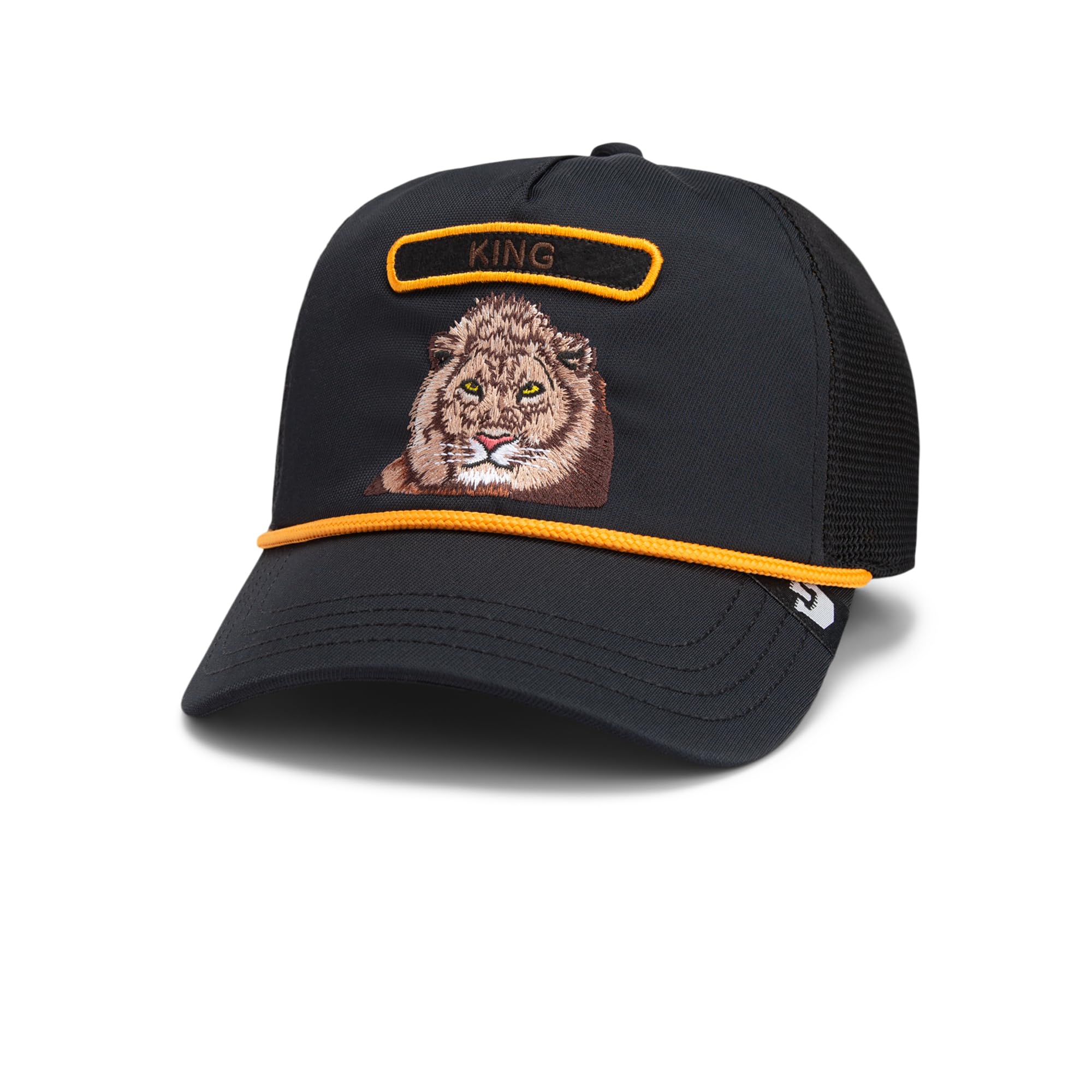 Goorin Bros GB2 Lion Black Adjustable Trucker Cap
