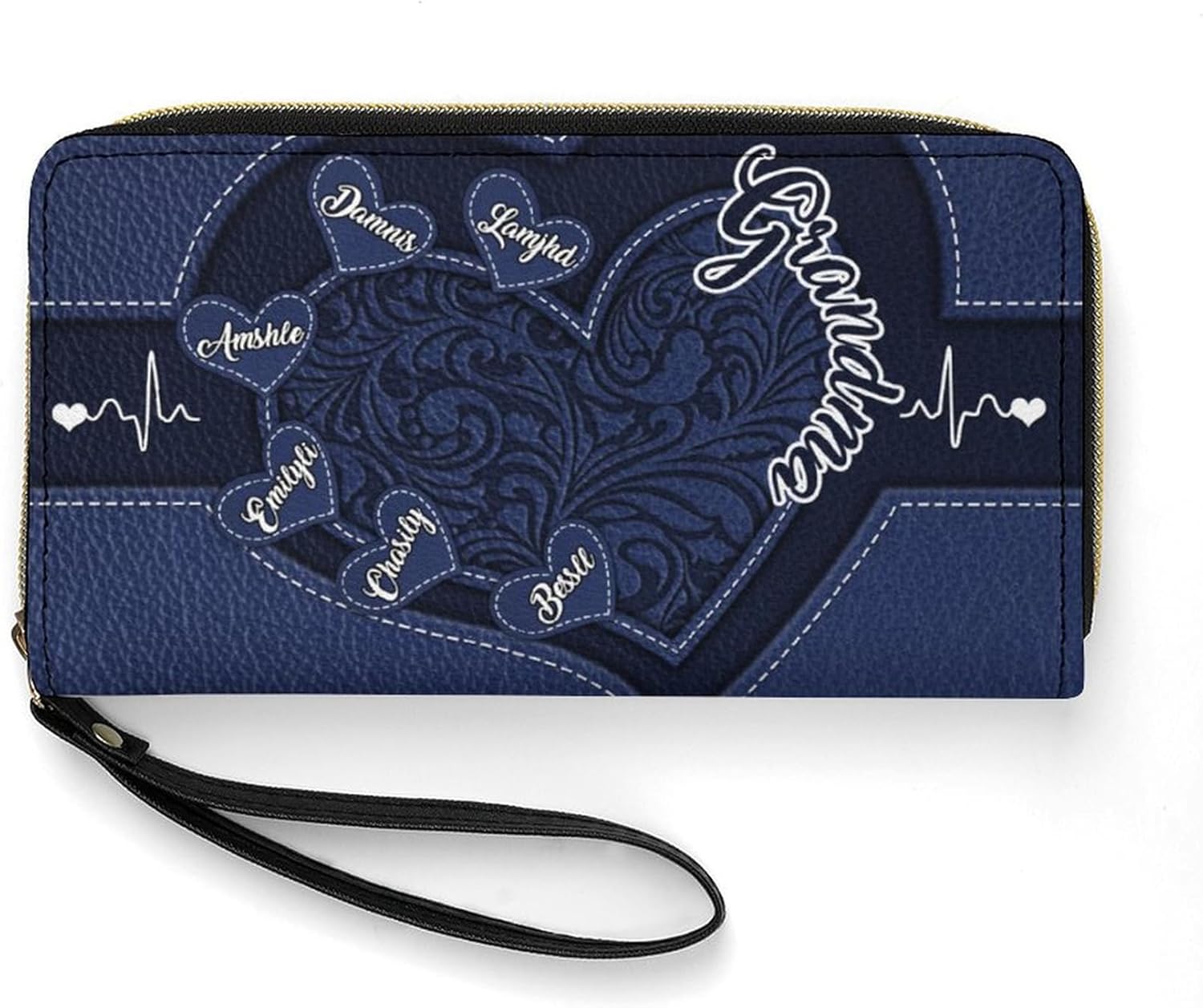 Grandma's Little Sweethearts - Portafoglio lungo personalizzato in