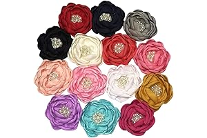 Libiline Fabric Flowers for Crafting and Embellishments