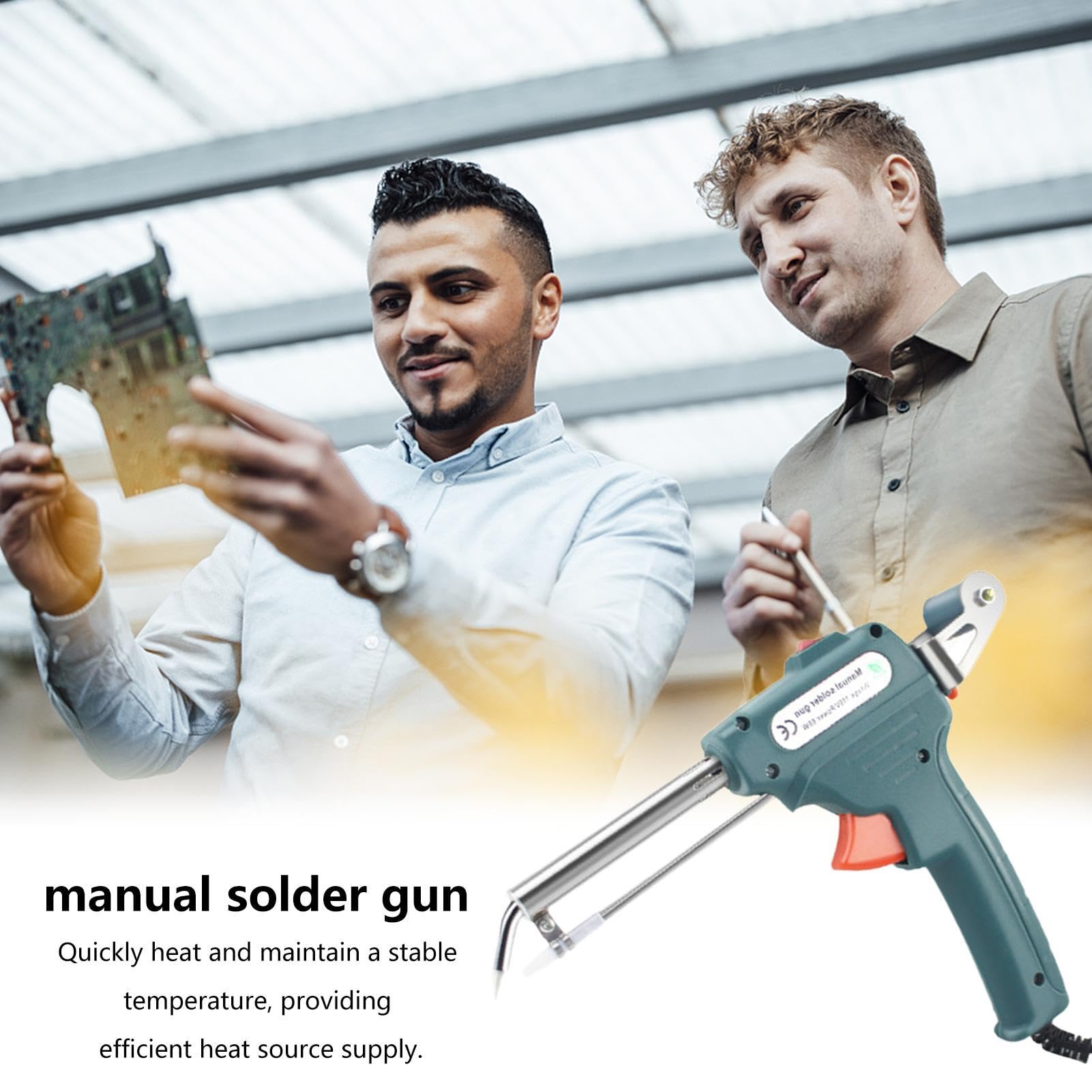 Kit de soldadura, soldador,Paquete de soldadura manual de calentamiento externo - Herramienta de reparación electrónica para el hogar, alimentación automática de estaño, temperatura ajustable