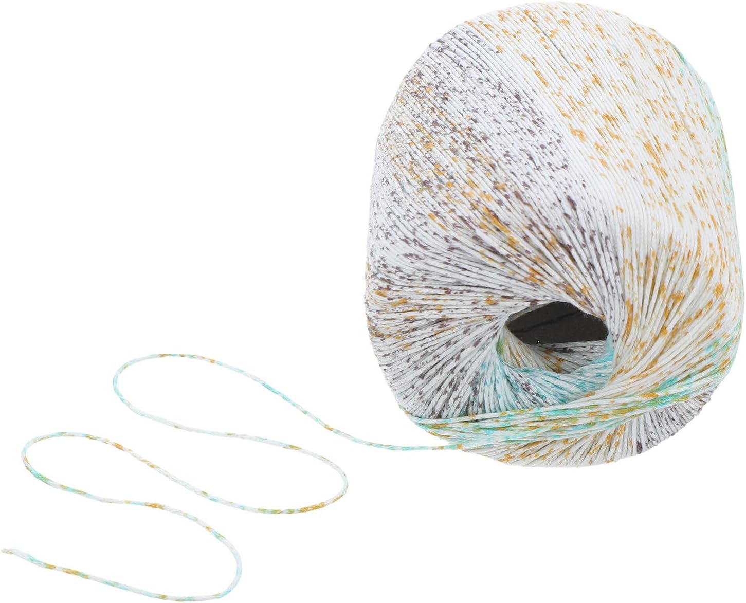 Unomor Cotton Crochet Yarn for Beginners Soft Hand Knitting Thread DIY Crafts Bag Making Yarn Comfortable Wearable Projects Scarf Sweater