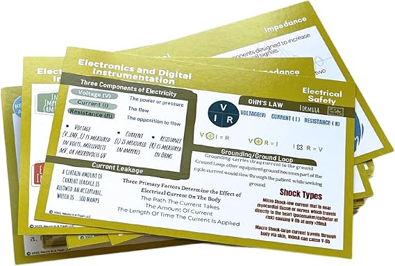 EEG Electronics and Digital Instrumentation Flashcard Deck