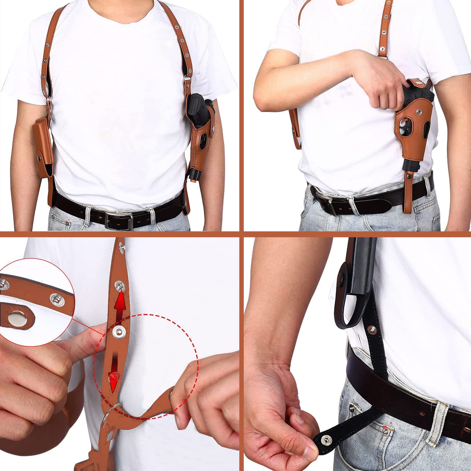 Fobus Left Hand Rotating Paddle Holster - Glock 17, 25, 45, 44, 23 & 22 (gen 1-4), 31 ,32, 34, 35 bestellen doe je bij ! Holsters