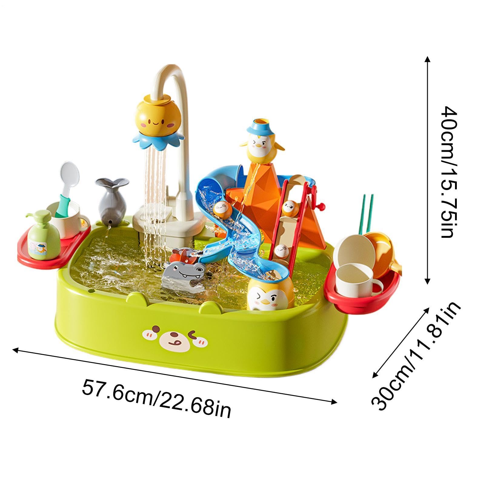 Giocattolo Lavello da Cucina Di Ruolo Con Lavastoviglie | Lavello Giocattolo per Giochi di Ruolo per Feste Compleanno, Tavolo, Asilo, Aula, Appartamento e Casa
