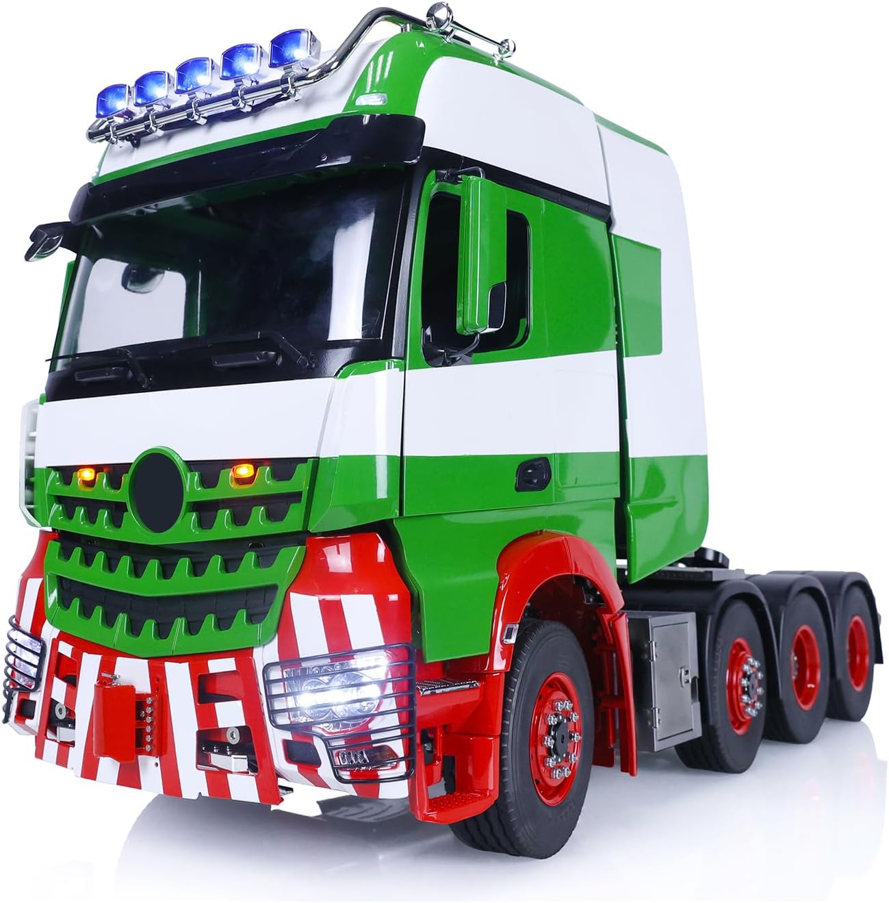 1/14 RC Tractor Truck Metal Chassis Painted Remote Control Car Models Radio Control Car Model Light Sound System Motor Servo ESC Hobby Model