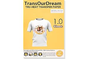 TransOurDream Heat Transfer Paper for T-Shirts