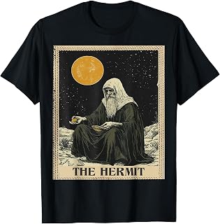 Tarot Card The Hermit Occult T-Shirt