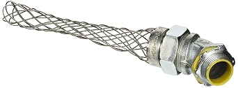 Hubbell Wiring Devices 074093563 45 degrees Liquid Tight Grip, 3/4", Ins W/mesh