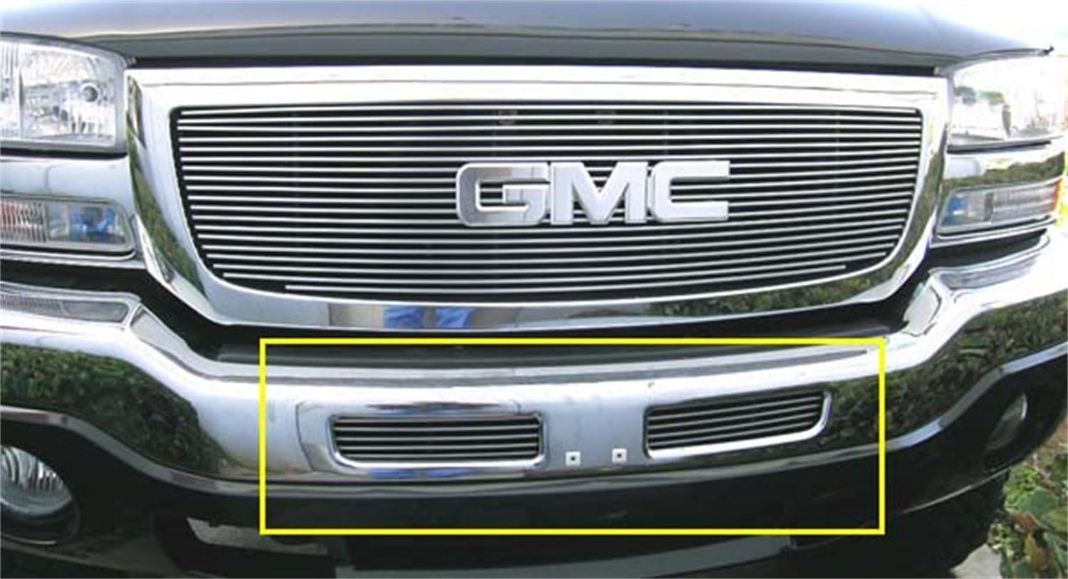 T-Rex 25201 Horizontal Aluminum Polished Finish Billet Bumper Grille Bolt-on for GMC Sierra