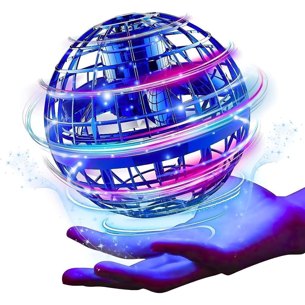 Magic Flying Orb Ball Toy | 360° Rotating Hand-Controlled Boomerang Spinner | USB Rechargeable RGB LED Hover Ball for Kids & Adults | Safe, Lightweight & Fun Gift (Multi-Color) — Amazon image 6