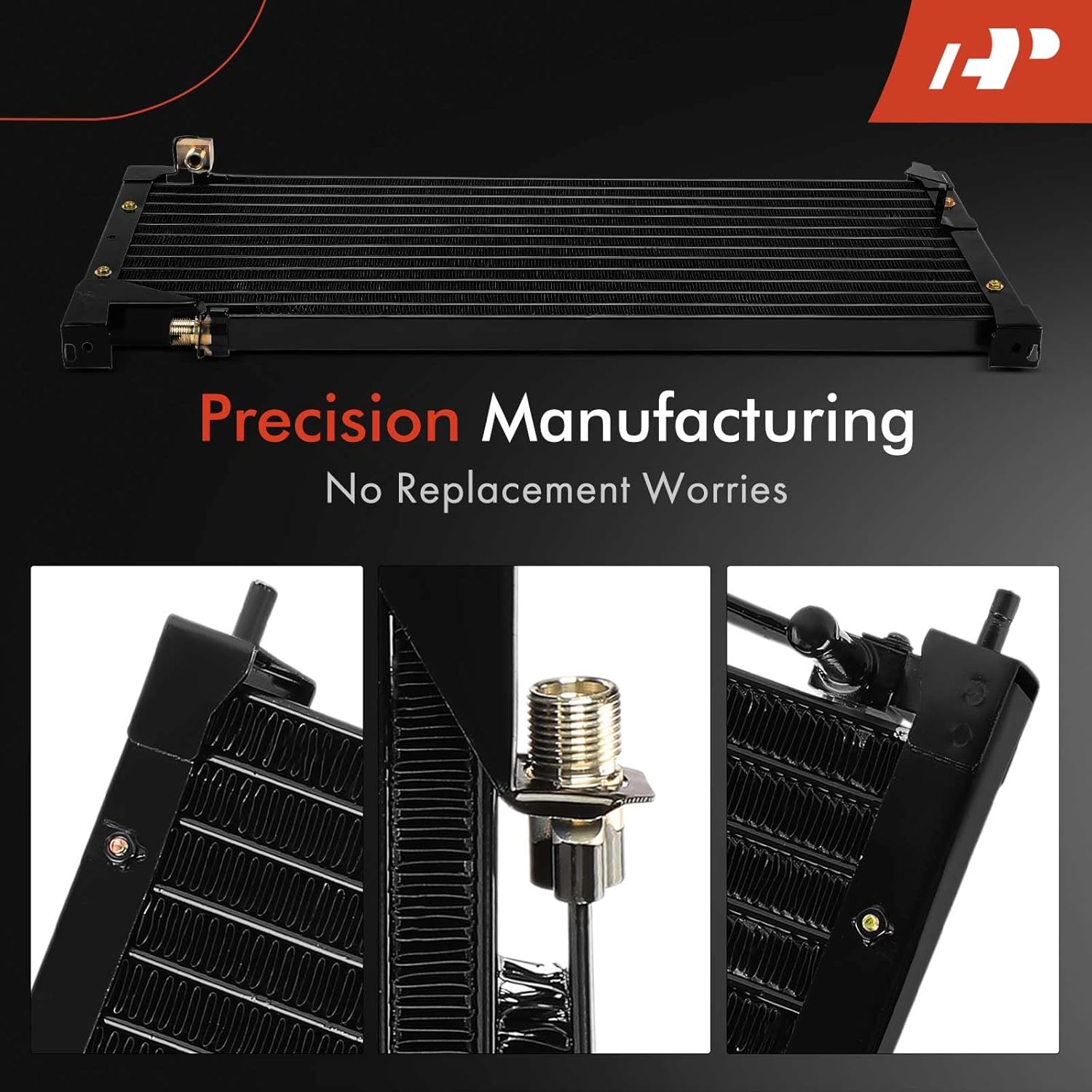 A-Premium Air Conditioning A/C Condenser Compatible with Honda Civic 1988-1991, CRX 1988-1991