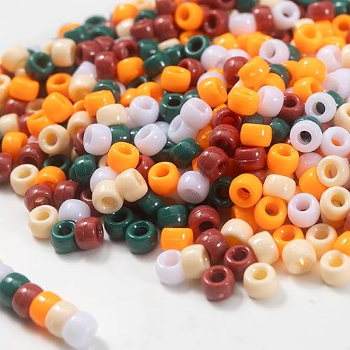 Miniatura 7 de 1000 cuentas de poni de 0.236x0.354 in a granel translúcidas opacas perladas