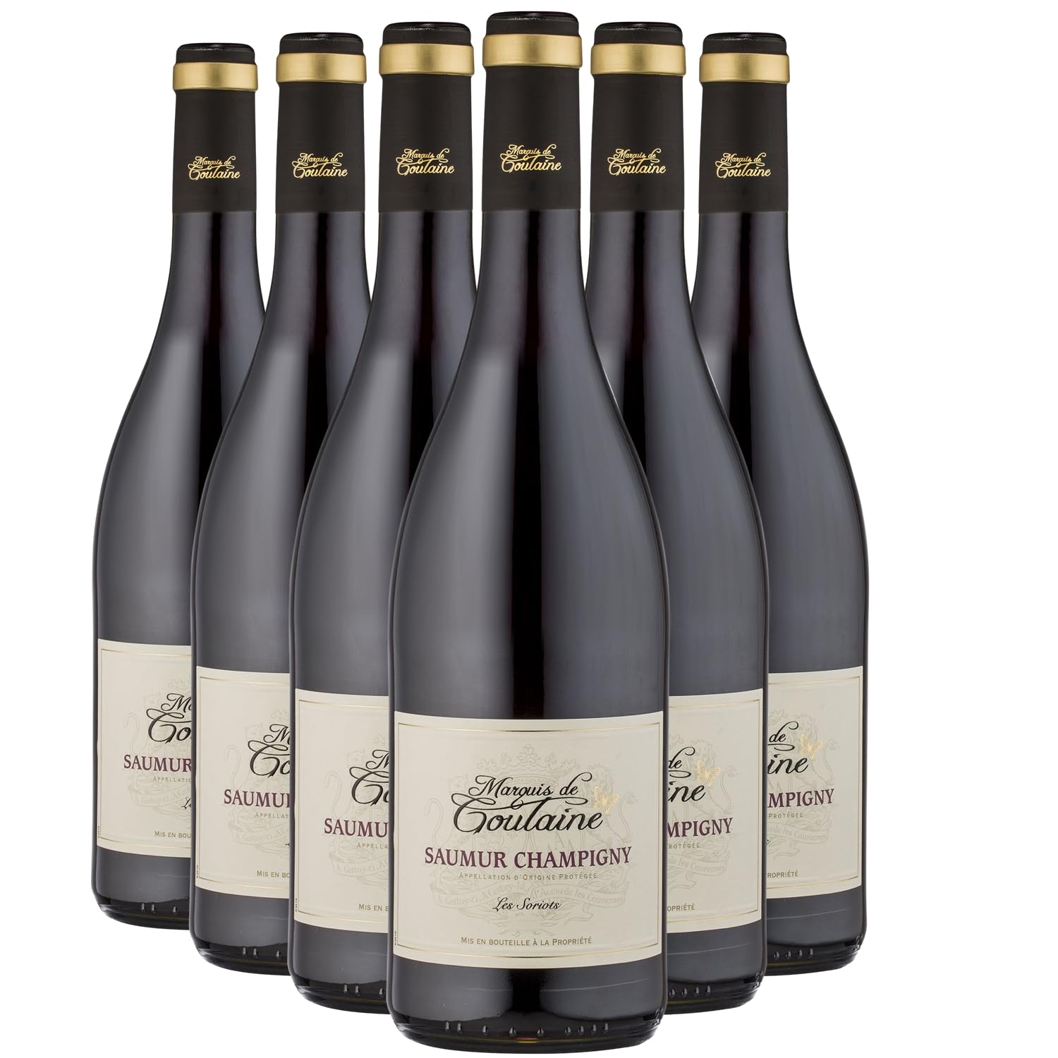 Saumur-Champigny Les Soriots Rotwein 2024 - Marquis de Goulaine - g.U. - Loiretal Frankreich - Rebsorte Cabernet Franc - 6x75cl