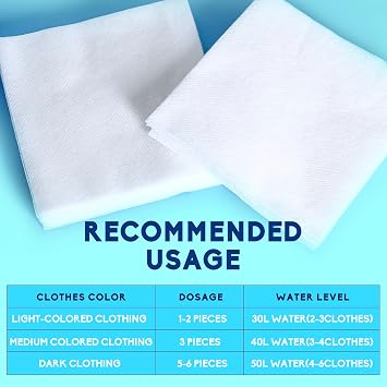 Xcleen Color Absorber for Laundry-Protect Your Clothes from Color Bleed and Stains-40 Count