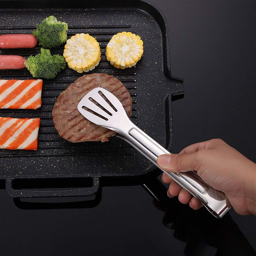 Pinces de Cuisine Le Clip Alimentaire en Acier Inoxydable 304 Convient aux Outils de Cuisine Taille: 4,5 * 24 cm / 4,5 * 28,5 cm / 4,5 * 33,5 cm (B)