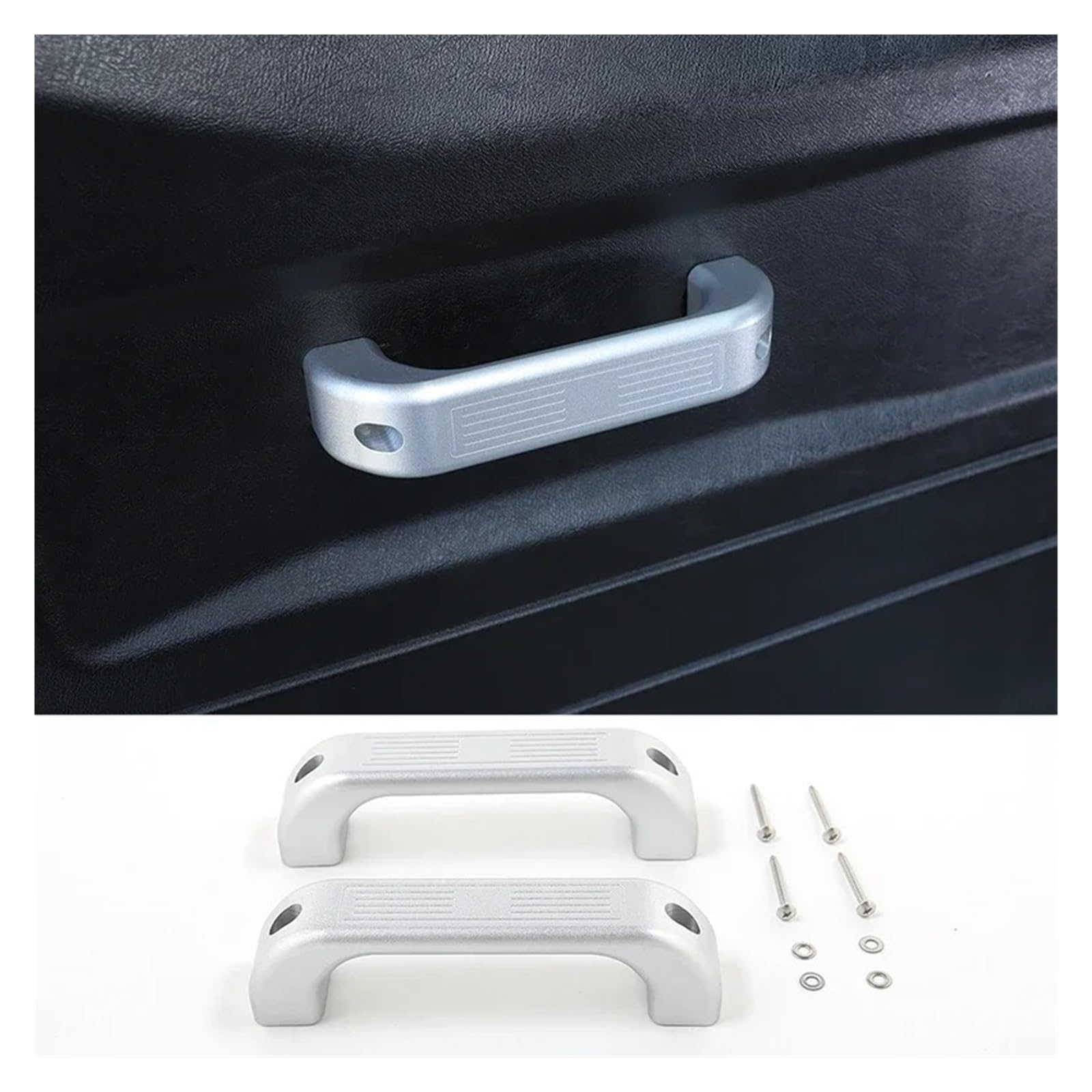 AJHJET Interior Upgrade for Land for Rover for Defender 90 110 130 2004-2018 Aluminum Alloy Car Interior Door Handle Accessories Replacement Parts