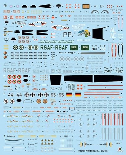 Miniatura 6 de Italeri 2783S-148 Tornado Size 1IDS-Gulf War, Modelo, Unlackiert