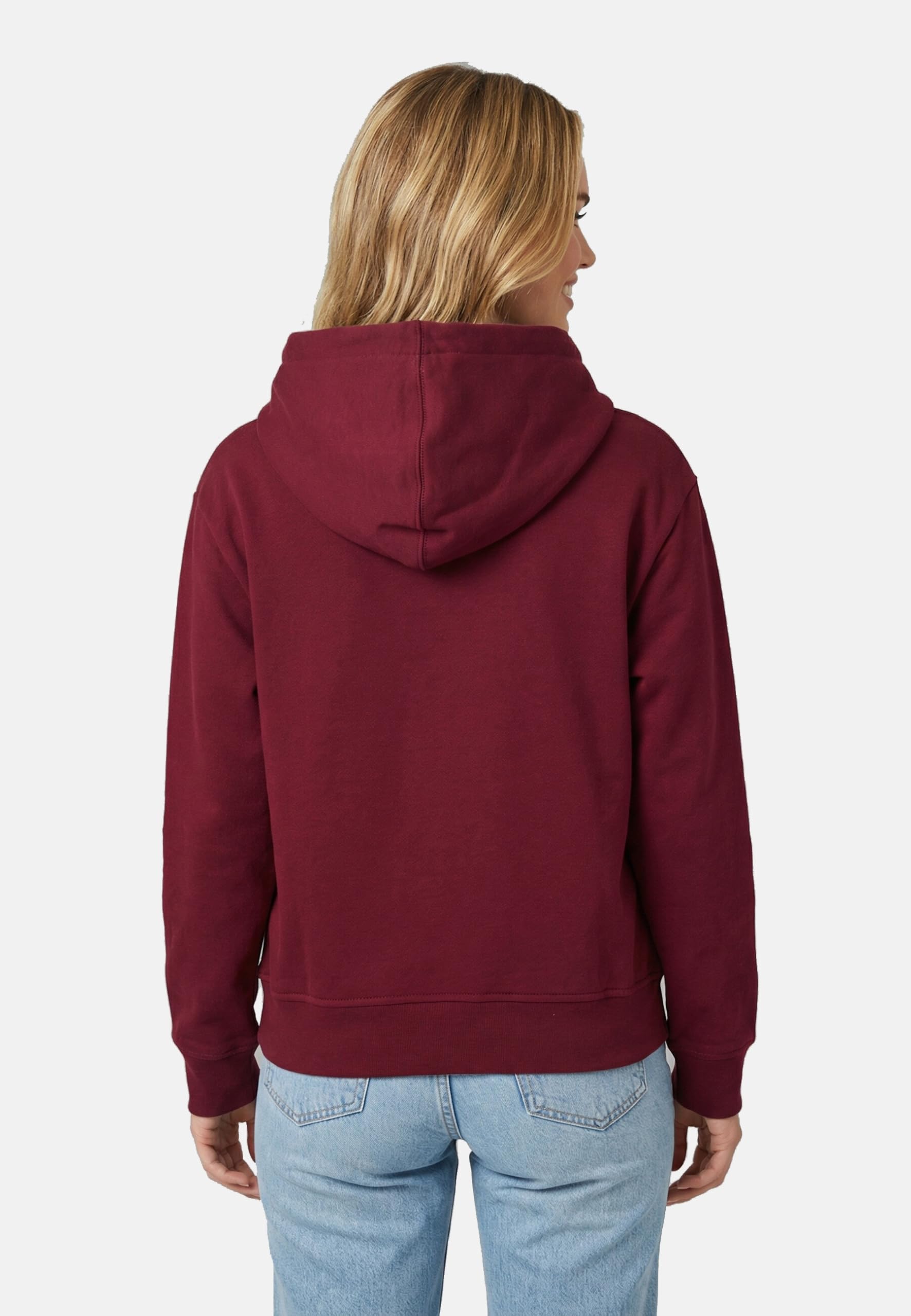Calvin Klein Donna Felpa con Cappuccio Monogram Terry con Logo