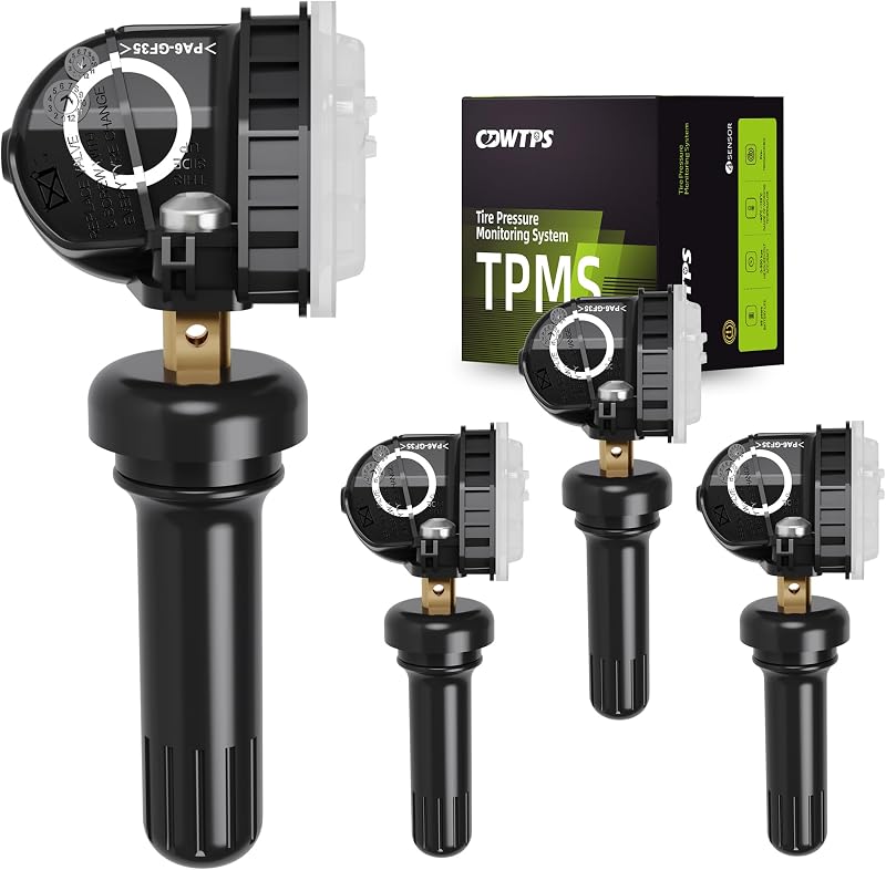 TPMS Sensor Ford,Set of 4 315MHZ Tire Pressure Monitor Sensors | Fit for Ford F150 Bronco Edge Escape Ranger Flex Mustang Explorer Fusion Lincoln MKS MKX MKC Navigator Replaces#F2GZ1A189A