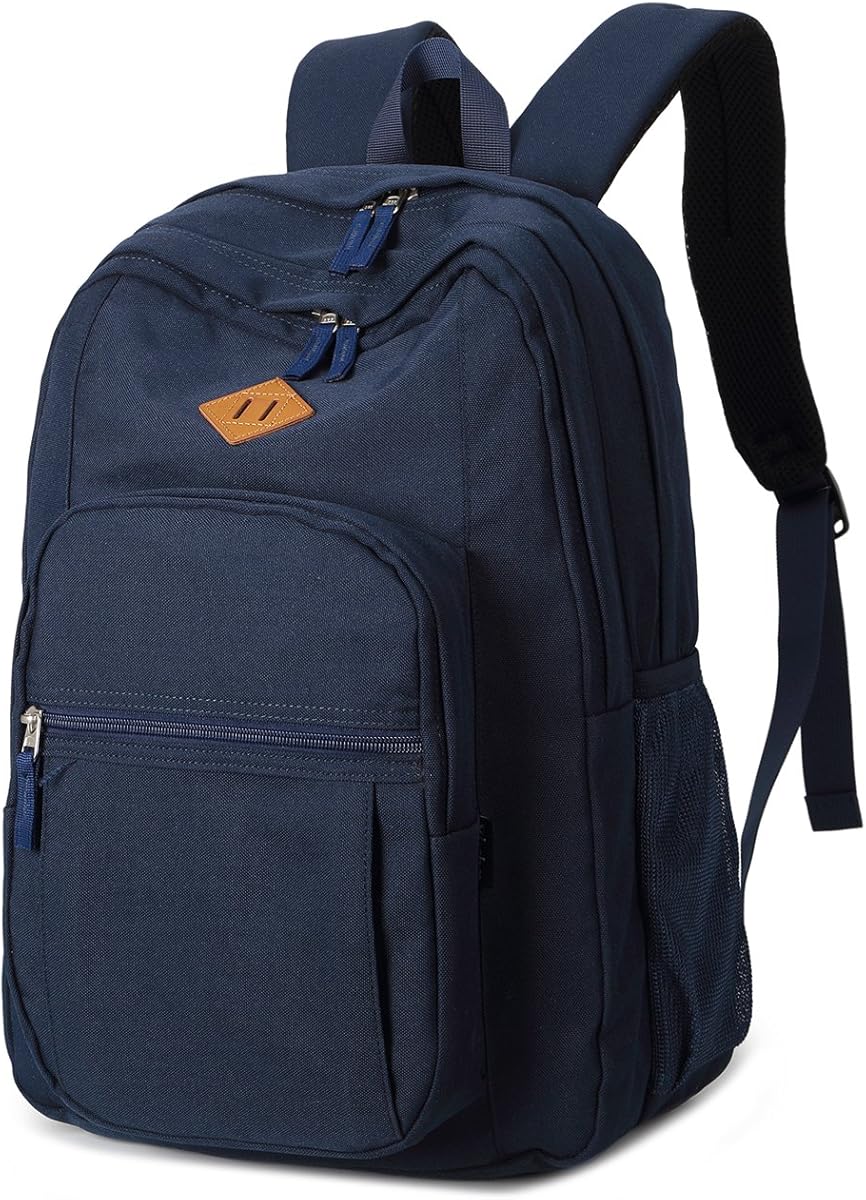 Amazon.com | abshoo Classical Basic Womens Travel Backpack For College Men Water Resistant Bookbag (Navy) | Kids' Backpacks