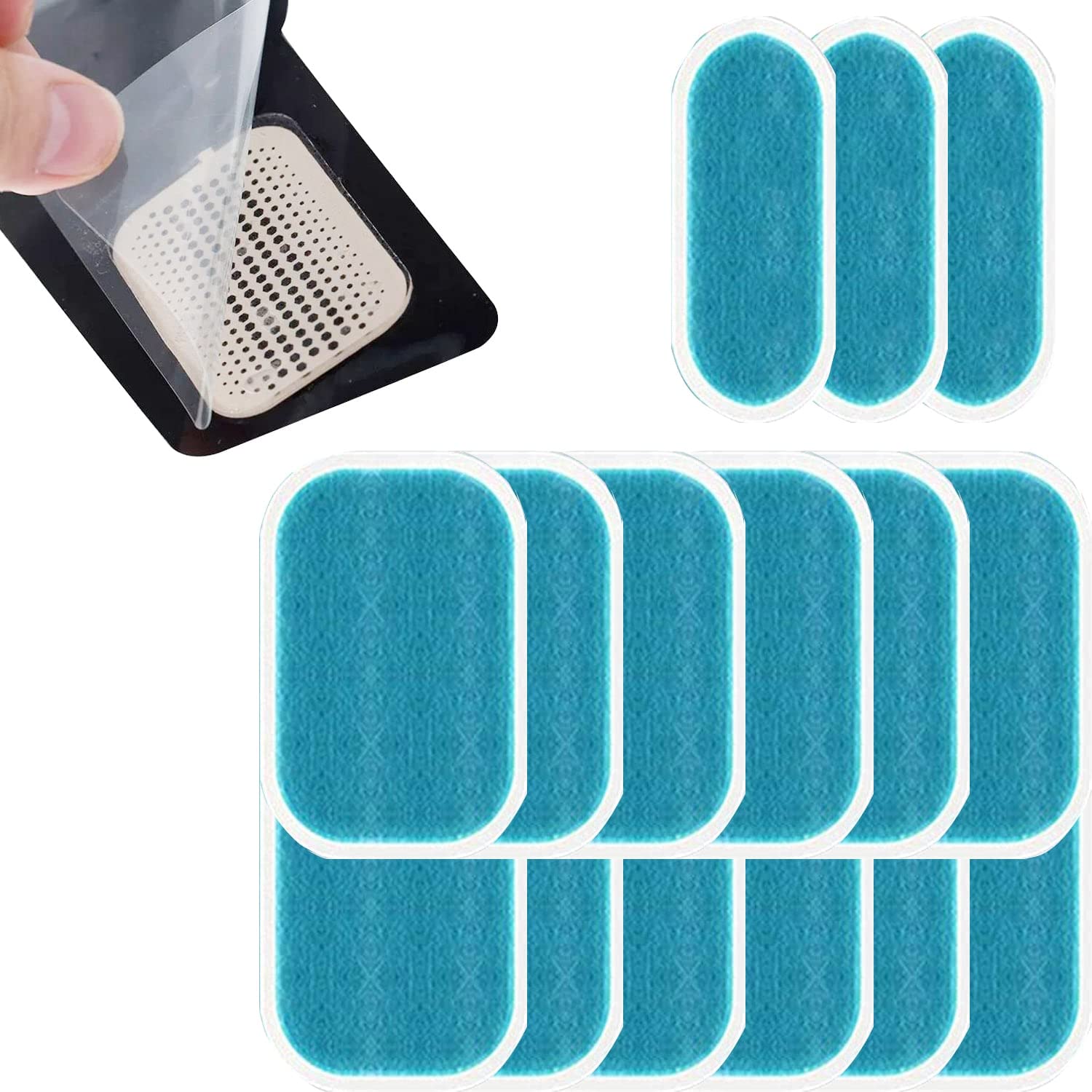 18 Pcs/6 Pack Replacement Buttocks Gel Pads for Buttocks Muscle Training, Muscle Stimulator, Buttocks Toner, Buttocks Trainer, and All Buttocks Toning Belt