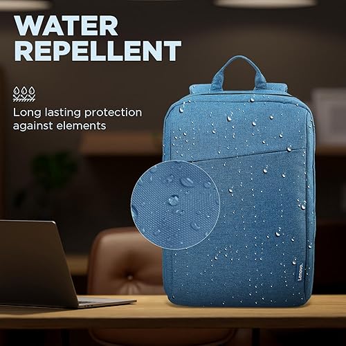 Vista 30 de Lenovo GX40Q17225 - Mochila para portátil B210 de 15.6 pulgadas, duradera, repelente al agua, ligera, diseño limpio, elegante para viajes, negocios