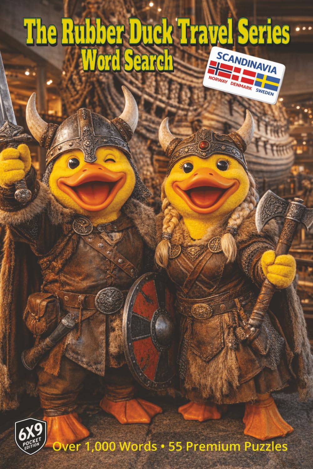 The Rubber Duck Travel Series: Scandinavia: A Nordic Word Search Journey Through Norway Sweden and Denmark Inspired by Viking History Culture and Landscape with Over 1000 Words Across 55 Puzzles