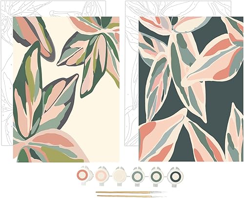 Miniatura 9 de Kit de lienzo de pintura por números, regalos de cuidado personal para mujeres y madres, regalos de cumpleaños, artículos para aliviar el estrés y