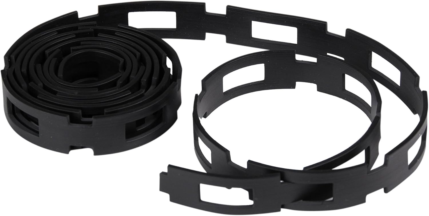 EasyFlex Plastic Locking Tree, Plant and Cable Ties, 1-Inch by 100-Feet, Black
