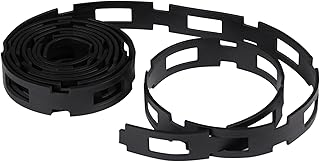 Easyflex Sujetadores de plástico para árboles, Plantas y Cables, 2.5 cm x 30.0 m, Color Negro