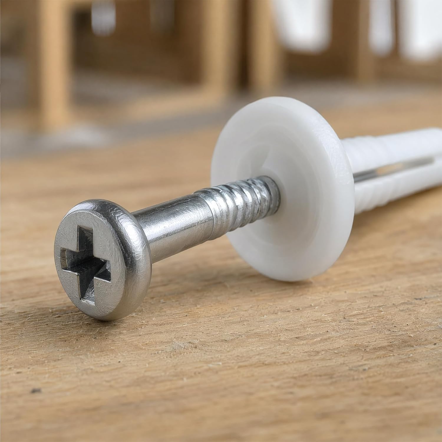 Rv Shower Wall Rivets: White Spike Rivets Nylon Nail Drive Anchors 3/4" X 1/4" Waterproof for Rv Shower Wall Household Industrial Can Be Installed with A Hammer Or Screwdriver (200, 3/4" X 1/4")