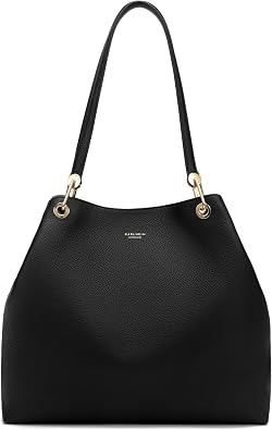 Carlheim Stella Genuine Leather Handbag Black