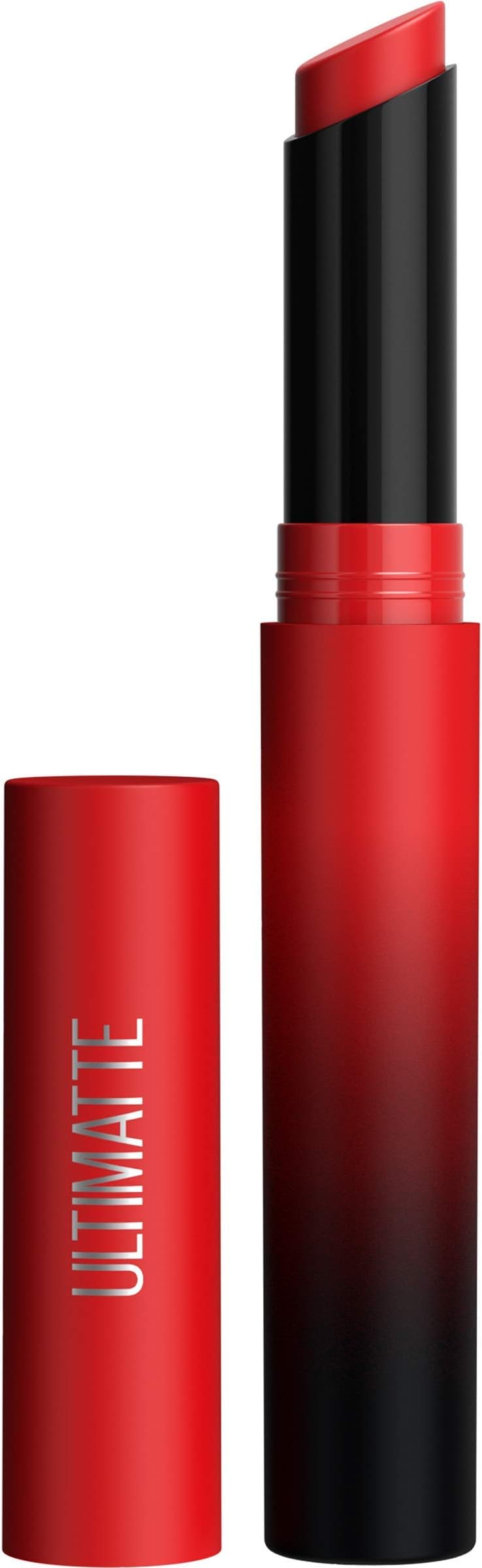 Maybelline Color Sensational Ultimatte Matte Lipstick, Non-Drying, Intense Color Pigment, More Ruby, Ruby Red, 1 Count