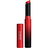 Vista 9 de Maybelline Color Sensational Ultimatte Lápiz labial mate sin secado, pigmento de color intenso, Más Malva, Rosa Malva Púrpura, 1 pieza