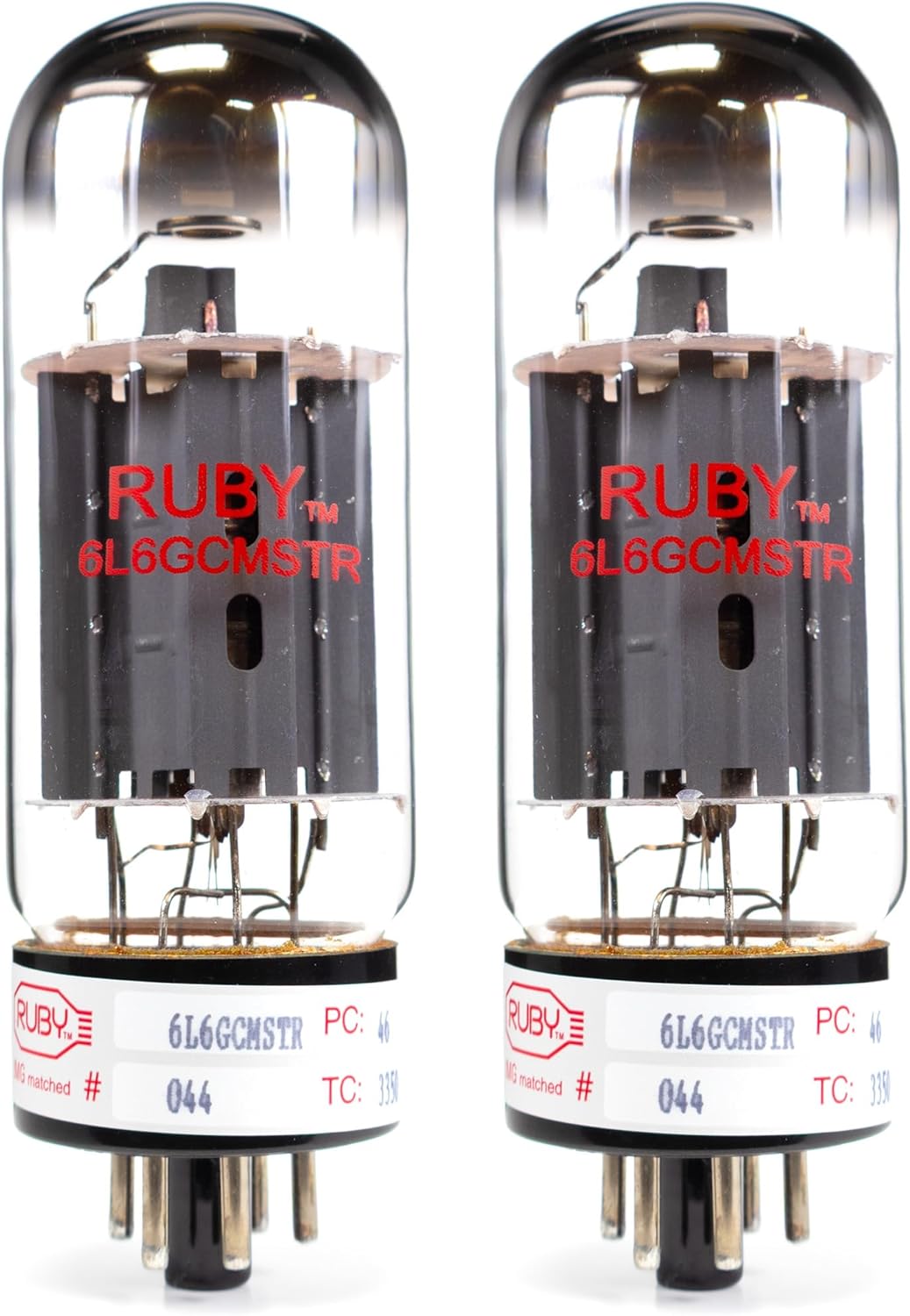 Ruby 6L6GCMSTR Matched Amp Tubes Duet