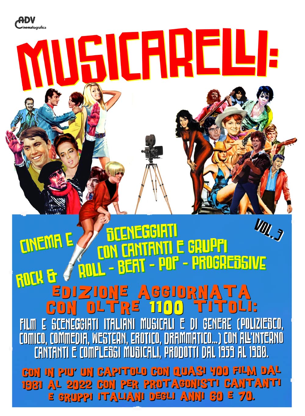Musicarelli Vol 3 livre cinema italien rock pop beat et progressif