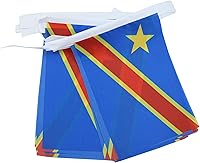 Vista 194 de Guatemala 19.7 ft BUNTING Flag 20 banderas 9'' x 6'' - Banderas de cuerda guatemalteca 5.9 x 8.3 in - AZ FLAG