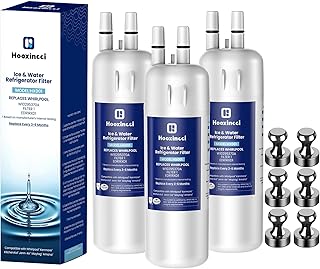 Hooxincci W10295370A Water Filter Replacement for EDR1RXD1,Filter 1,WHR1RXD1,P4RFWB,46-9081,46-9930,2 in 1,3Packs