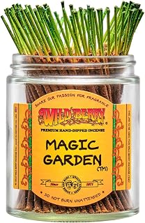 Wild Berry Shorties Incense Sticks - Hand Dipped in The USA (100 Count) - 4 inch (Magic Garden)
