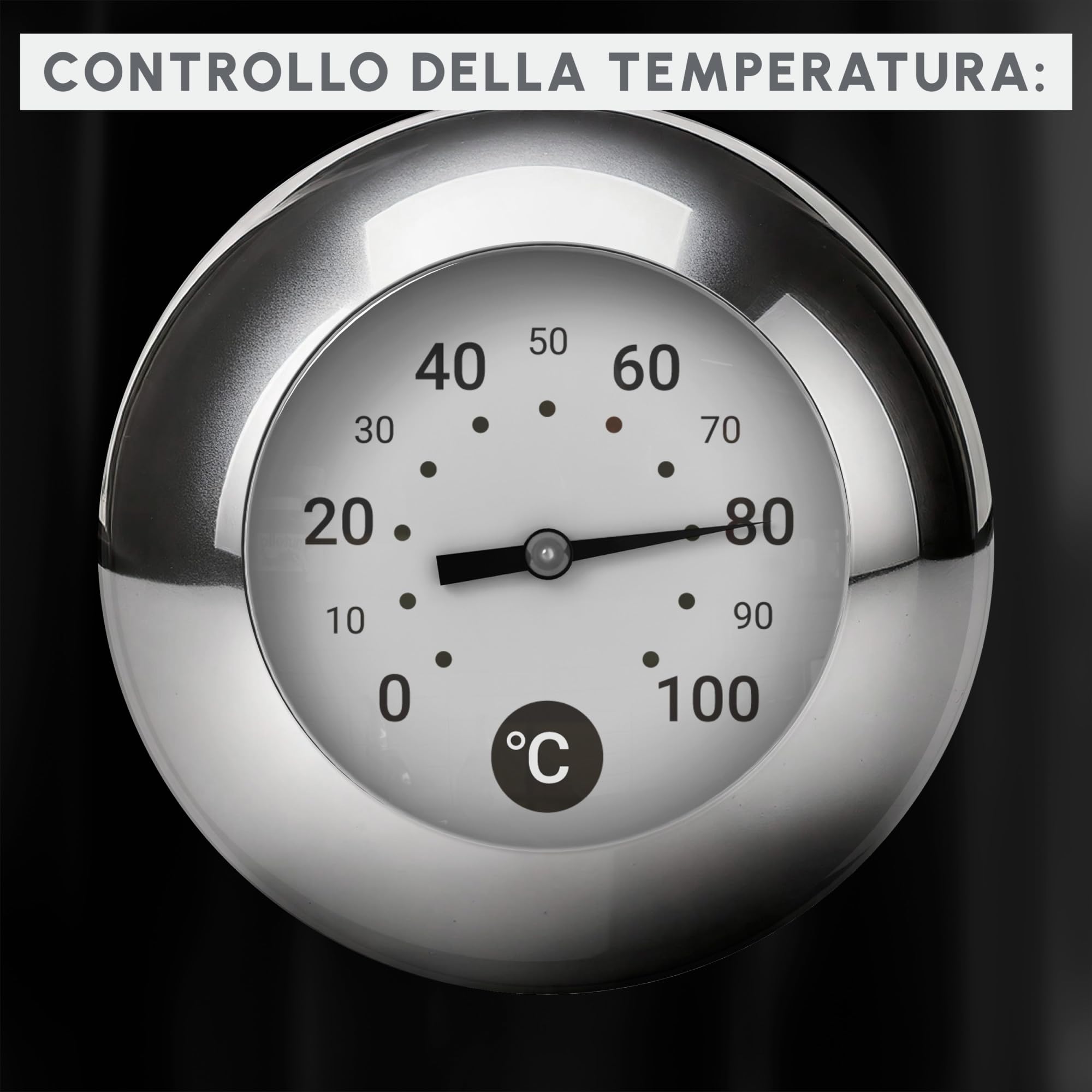 Moulinex Soleil, Bollitore Elettrico da 1.7 L con Controllo Temperatura, Potenza di 2400 W, Riscaldamento Rapido e Spegnimento Automatico, Filtro Anticalcare Amovibile, BY3558