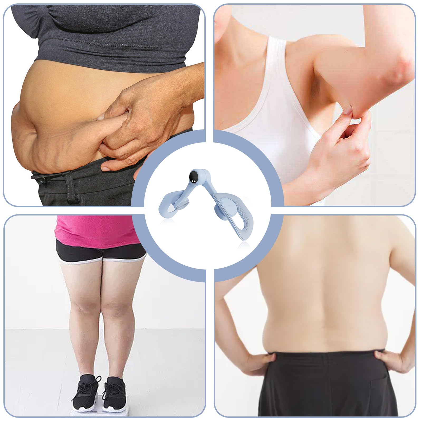 Oberschenkeltrainer Beckenbodentrainer für Frauen, Innere Oberschenkelübungsgeräte mit Zähler, Thigh Master für Hüfttraining, Beintrainer für Zuhause