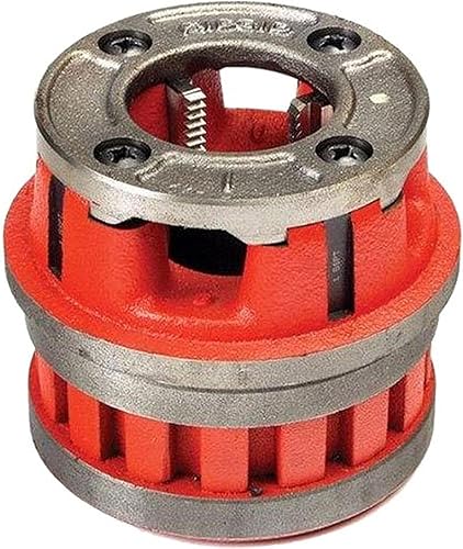 RIDGID 37400 Modelo 12-R Hand Threader Die Head, aleación diestro NPT Die Head para tamaño nominal de tubo de 1 pulgada