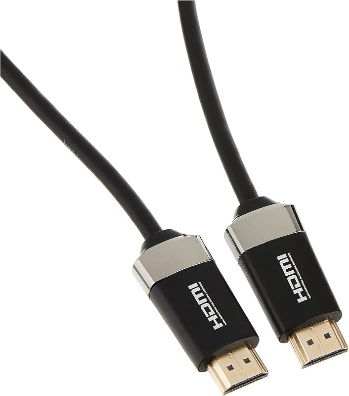 Cable HDMI de alta velocidad HDTV con Ethernet, compatible con 4K / Ultra HD (1 metro / 3,3 pies) | Vídeo y audio de alta definición, compatible con televisores, consolas de juegos, reproductores de Blu-ray y dispositivos de transmisión