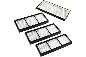 Compatible with 4-pack Pre-motor Filter Shark ION Robot 700 720 750 750C...