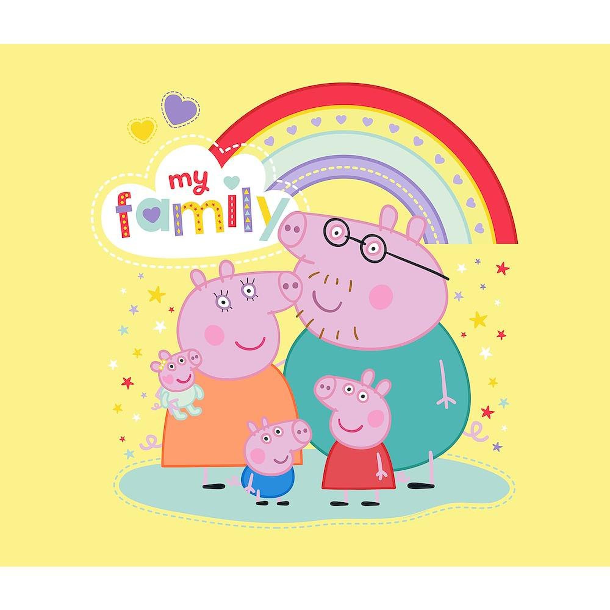 CafePress Peppa Pig: My Family King Duvet Cover, Printed Comforter Cover, Unique Bedding