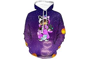 Novelty Casual Hoodie Unisex Pullover Long Sleeve Sweatshirts With Pocket for Kids